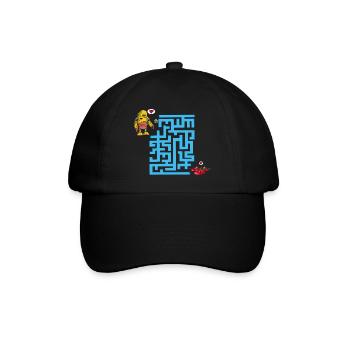 Das Labyrinth der Liebe - Baseballkappe - Schwarz/Schwarz - Vorne