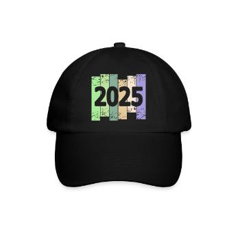 Artwork 2025 - Baseballkappe - Schwarz/Schwarz - Vorne