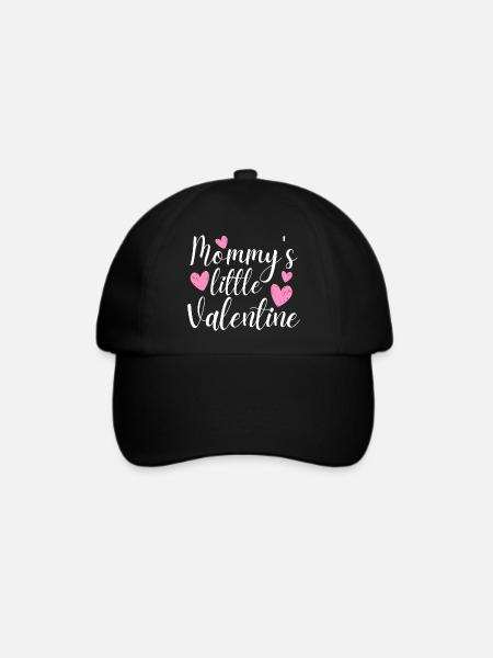 Mamas kleiner Valentin - Baseballkappe - Schwarz/Schwarz