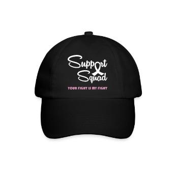 Krebs - Baseballkappe - Schwarz/Schwarz - Vorne