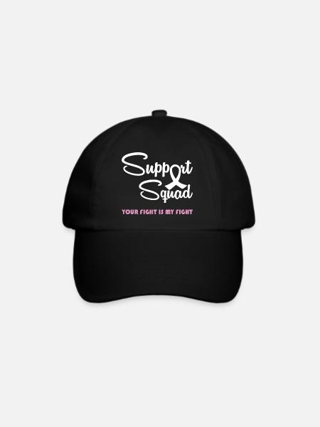 Krebs - Baseballkappe - Schwarz/Schwarz