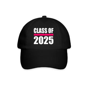 Class of 2025 - Baseballkappe - Schwarz/Schwarz - Vorne