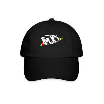 Roots Rasta - Baseballkappe - Schwarz/Schwarz - Vorne