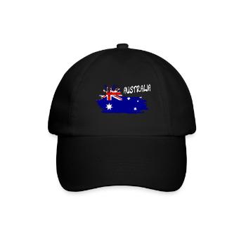 Australien, Australia - Baseballkappe - Schwarz/Schwarz - Vorne
