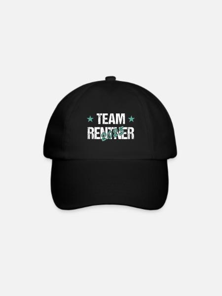 Rentner 2025 - Baseballkappe - Schwarz/Schwarz