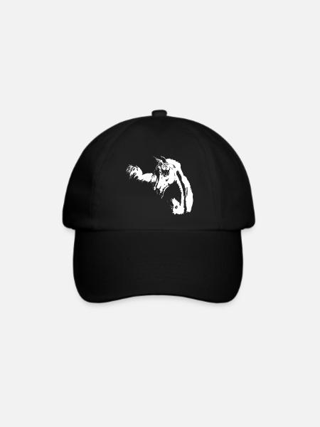 arabisches Pferd - Baseballkappe - Schwarz/Schwarz