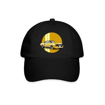 Sportwagen - Baseballkappe - Schwarz/Schwarz - Vorne
