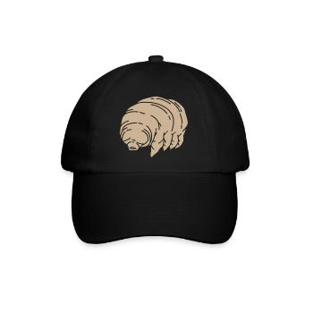 Tardigrade Wasserbär Mikrobiologie - Baseballkappe - Schwarz/Schwarz - Vorne