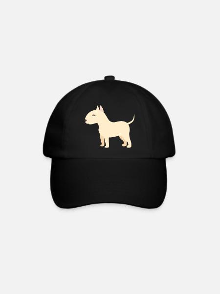 bullterrier - Baseballkappe - Schwarz/Schwarz