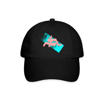 69er Stellung - Baseballkappe - Schwarz/Schwarz - Vorne