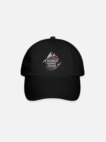 Norge Fishing Tour - Baseballkappe - Schwarz/Schwarz