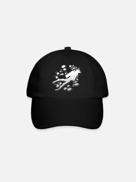 Tauchen Taucher - Baseballkappe - Schwarz/Schwarz