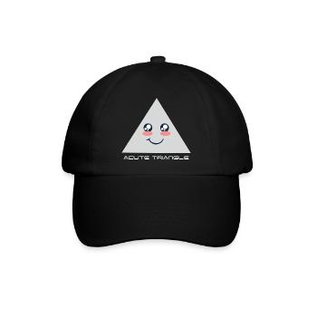 Acute Triangle - Baseballkappe - Schwarz/Schwarz - Vorne