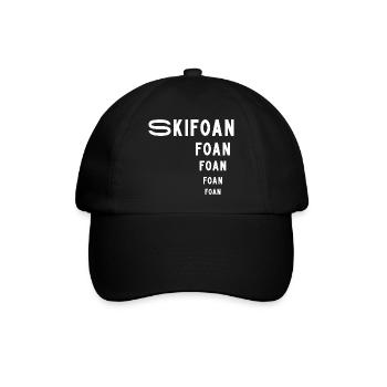 Skifoan - Baseballkappe - Schwarz/Schwarz - Vorne