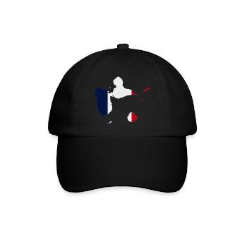 Stadtplan von Guadeloupe - Baseballkappe - Schwarz/Schwarz - Vorne