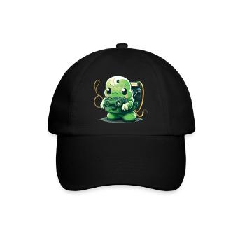 Geist - Baseballkappe - Schwarz/Schwarz - Vorne