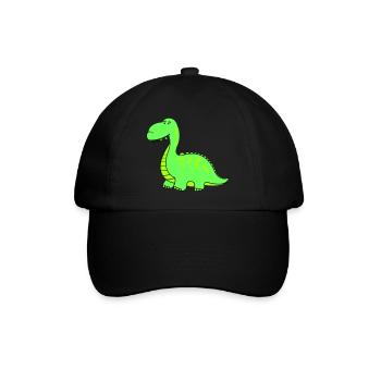 dino - Baseballkappe - Schwarz/Schwarz - Vorne