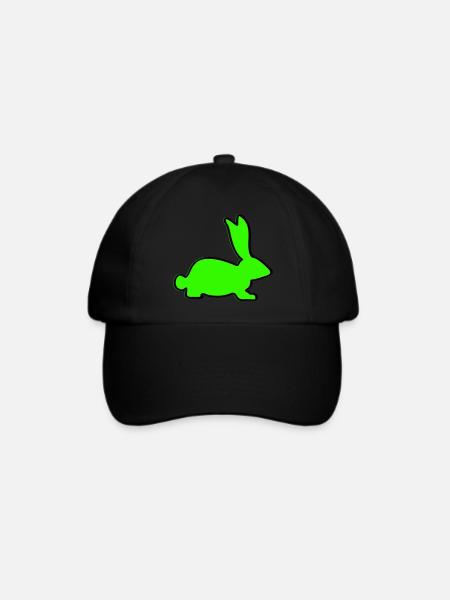 rabbit - Baseballkappe - Schwarz/Schwarz
