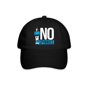 No Spinnies Table Soccer Player Foosball - Baseballkappe - Schwarz/Schwarz - Vorne