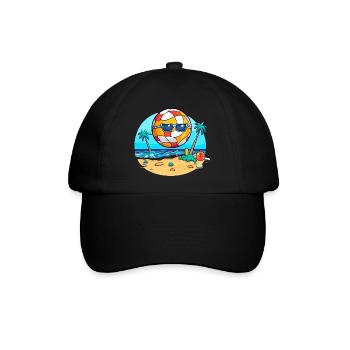 Oko der Beachvolleyball - Baseballkappe - Schwarz/Schwarz - Vorne