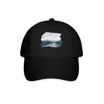 Alle Wege hat man in den Beinen. - Baseballkappe - Schwarz/Schwarz - Vorne