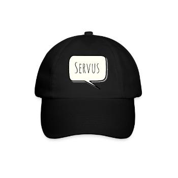 Servus - Baseballkappe - Schwarz/Schwarz - Vorne
