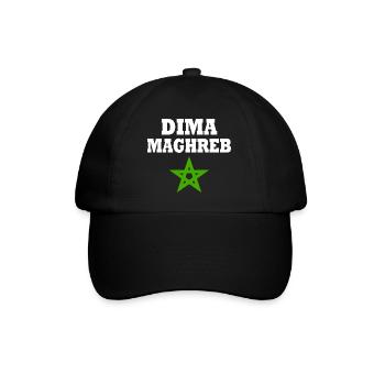Dima maghreb - Baseballkappe - Schwarz/Schwarz - Vorne