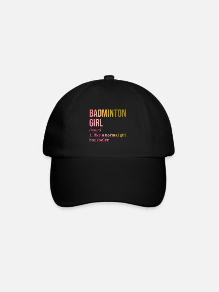 Badminton Badminton Badminton - Baseballkappe - Schwarz/Schwarz