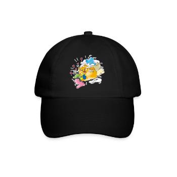 Pommersche Verrücktheit - Baseballkappe - Schwarz/Schwarz - Vorne