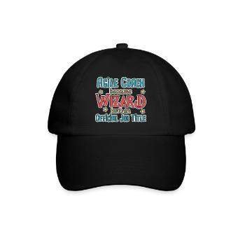 Agile Coach Wizard - Baseballkappe - Schwarz/Schwarz - Vorne