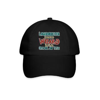 Lagerarbeiter Wizard - Baseballkappe - Schwarz/Schwarz - Vorne