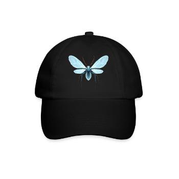Insect glowing wings translucent fantasy nature - Baseballkappe - Schwarz/Schwarz - Vorne