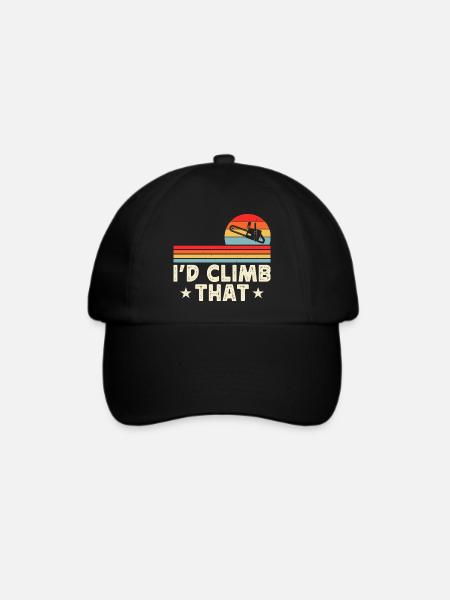 Baumpfleger Holzarbeiter Waldarbeiter Geschenk - Baseballkappe - Schwarz/Schwarz