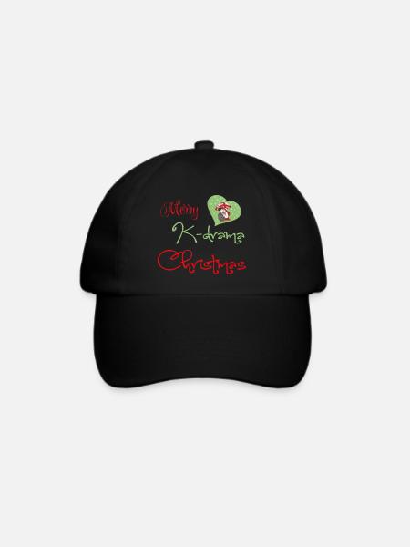 K-Drama Weihnachtsromanz von Noël - Baseballkappe - Schwarz/Schwarz