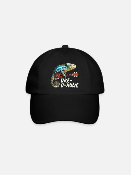 Chamäleon Uke-u-holic - Baseballkappe - Schwarz/Schwarz