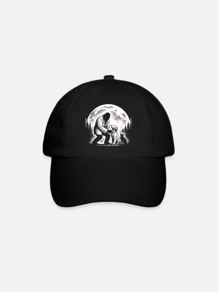 Bigfoot Tierarzt - Baseballkappe - Schwarz/Schwarz