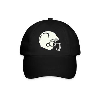 Football Footballhelm - Baseballkappe - Schwarz/Schwarz - Vorne