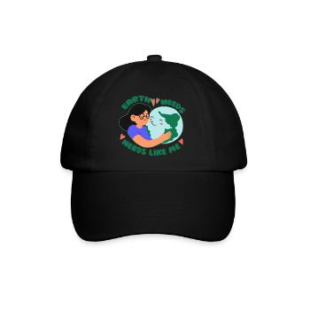 Ökologe Ökologie - Baseballkappe - Schwarz/Schwarz - Vorne