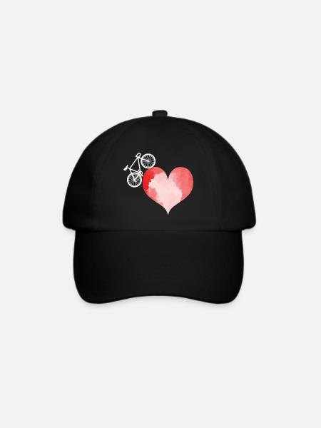 Radfahren Fahrrad Sport Radfahren Radfahrer - Baseballkappe - Schwarz/Schwarz