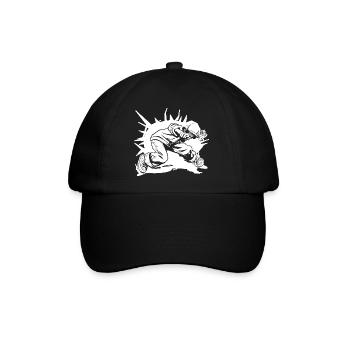 B-Boy - Baseballkappe - Schwarz/Schwarz - Vorne