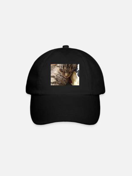 katzen, kätzchen, - Baseballkappe - Schwarz/Schwarz