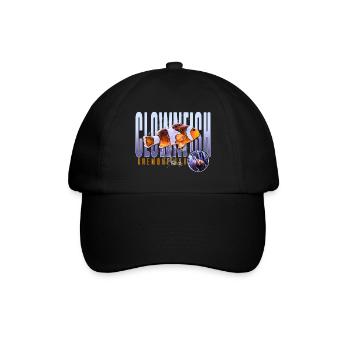 Clownfisch Anemonenfisch - Baseballkappe - Schwarz/Schwarz - Vorne