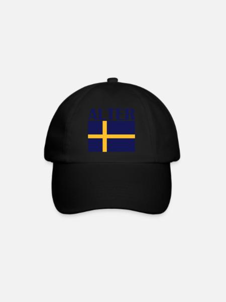 Alter Schwede - Baseballkappe - Schwarz/Schwarz