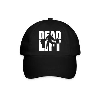 Deadlift - Baseballkappe - Schwarz/Schwarz - Vorne