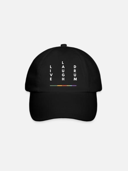 Drummer drummer - Baseballkappe - Schwarz/Schwarz