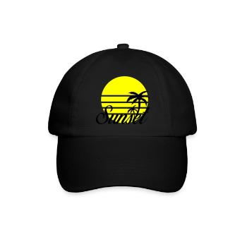 sunset - Baseballkappe - Schwarz/Schwarz - Vorne