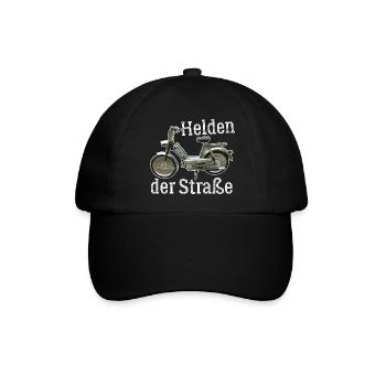 Hercules Prima 5 T-Shirt I 25 Kmh Moped - Baseballkappe - Schwarz/Schwarz - Vorne