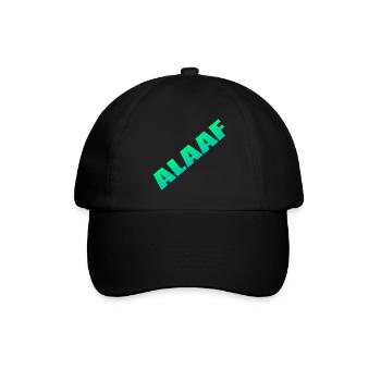 Alaaf - Baseballkappe - Schwarz/Schwarz - Vorne