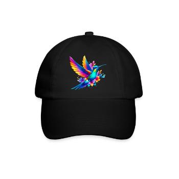 Kolibri - Baseballkappe - Schwarz/Schwarz - Vorne