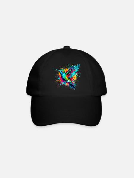 Kolibri - Baseballkappe - Schwarz/Schwarz